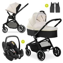 3in1 Kinderwagen-Set Move so Simply Trio Set inkl. Maxi-Cosi i-Size Pebble Pro - Beige Neon