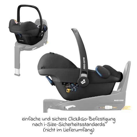 Hauck 3in1 Kinderwagen-Set Move so Simply Trio Set inkl. Maxi-Cosi i-Size Pebble Pro - Beige Neon