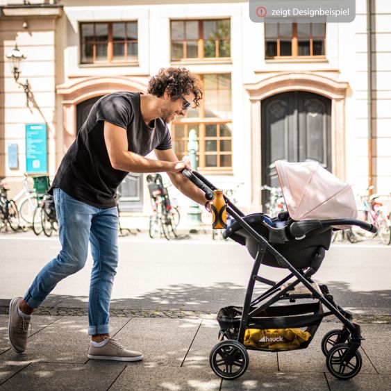 Hauck 3in1 Kinderwagen-Set Rapid 4R Plus Trioset (bis 25 kg) inkl. Babyschale Comfort Fix - Grey