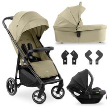 3in1 Kinderwagen-Set Shop N Care Trio Set inkl. Babyschale Drive N Care - Olive