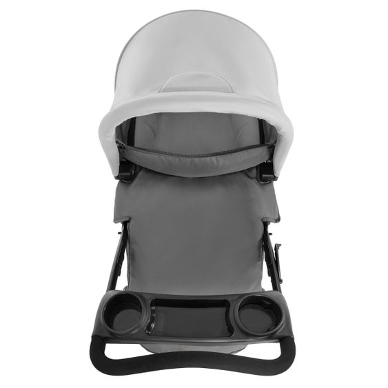 Hauck 3in1 stroller set Shopper Trioset with baby bath, car seat and stroller (up to 25 kg) - Grey