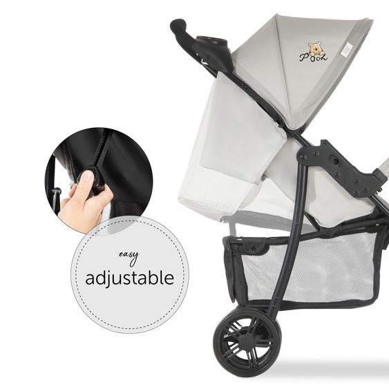 Hauck 3in1 Kinderwagen-Set Shopper Trioset mit Babywanne, Autositz und Sportwagen (bis 25 kg) - Pooh Exploring