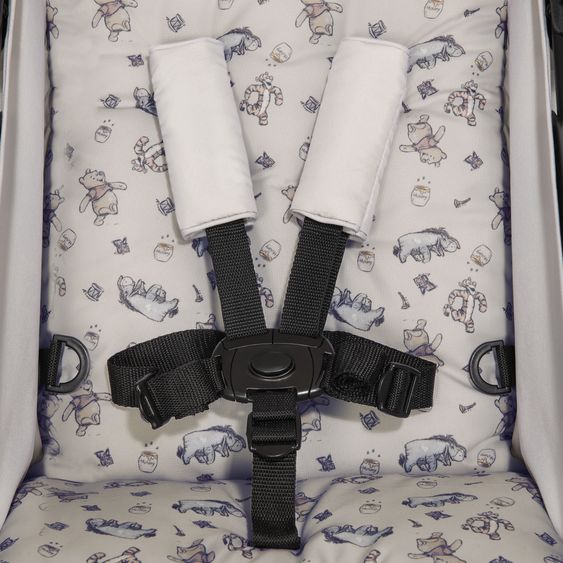 Hauck 3in1 Kinderwagen-Set Shopper Trioset mit Babywanne, Autositz und Sportwagen (bis 25 kg) - Pooh Exploring