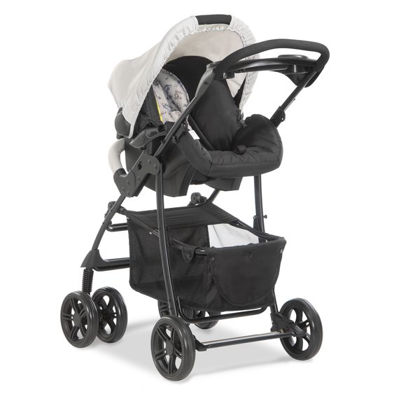 Hauck 3in1 Kinderwagen-Set Shopper Trioset mit Babywanne, Autositz und Sportwagen (bis 25 kg) - Pooh Exploring