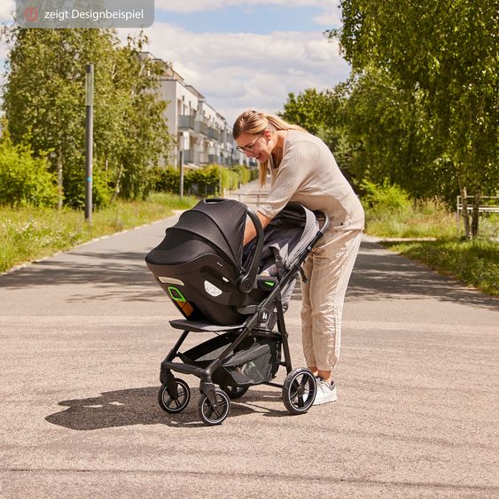 Hauck Set di passeggini 3in1 Walk N Care Trio Set con seggiolino auto i-Size Drive N Care e confezione di accessori XXL - Blu navy scuro