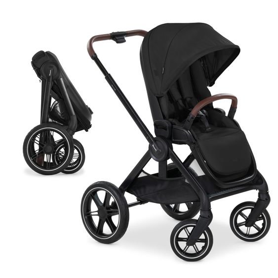 Hauck 3in1 stroller set Walk N Care Trio Set incl. Maxi-Cosi i-Size Cabriofix & XXL accessory set - Black