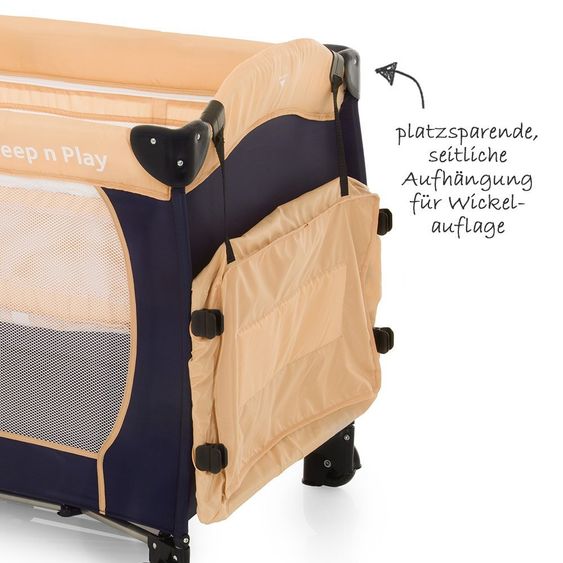 Hauck 4-tlg. Reisebett-Set Sleep'n Play Center - Classic