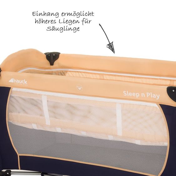Hauck 4-tlg. Reisebett-Set Sleep'n Play Center - Classic