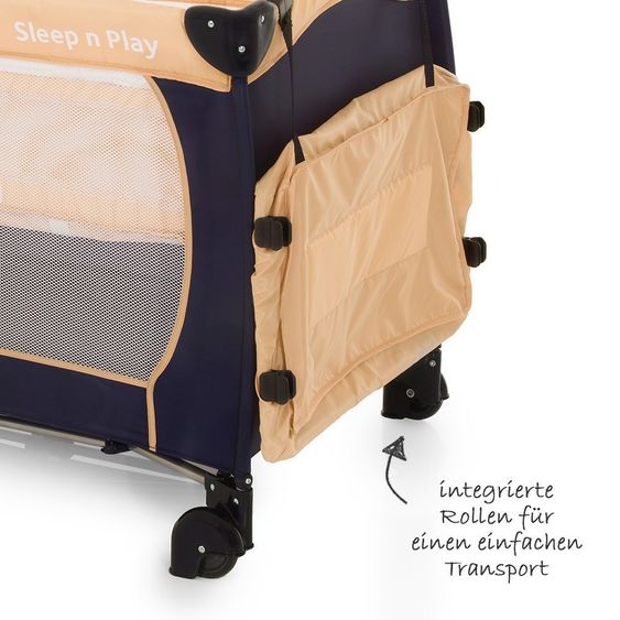Hauck 4-tlg. Reisebett-Set Sleep'n Play Center - Classic