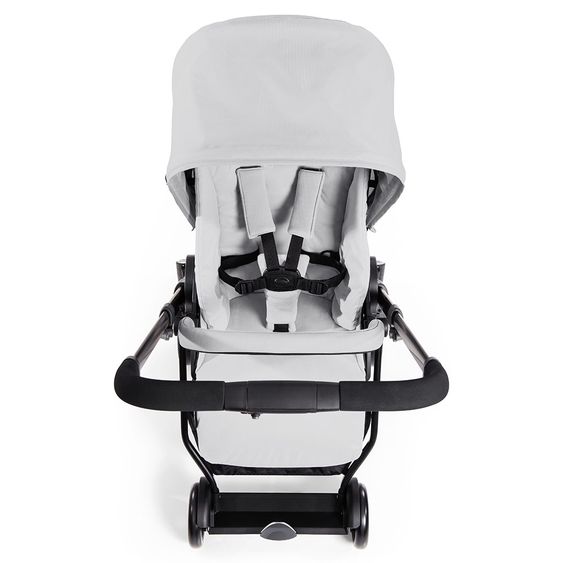 Hauck 4in1 Kinderwagen-Set Apollo inkl. Autositz, Isofix-Base, Babywanne, Sportsitz und XXL Zubehörpaket - Lunar