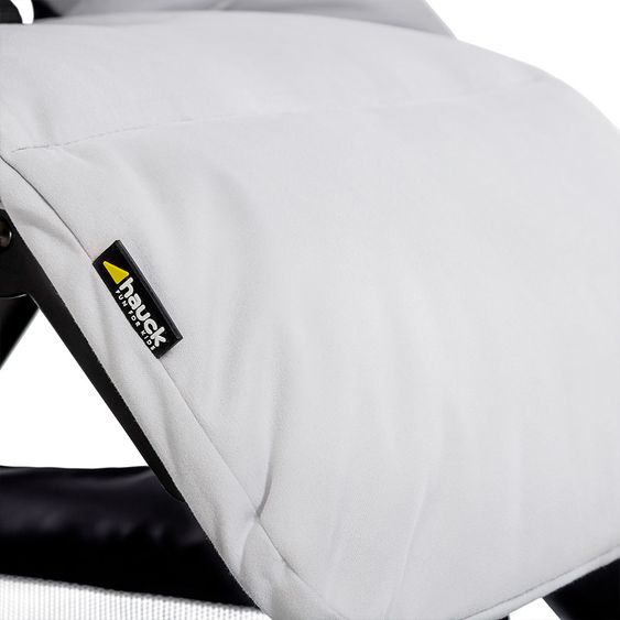 Hauck 4in1 Kinderwagen-Set Apollo inkl. Autositz, Isofix-Base, Babywanne, Sportsitz und XXL Zubehörpaket - Lunar