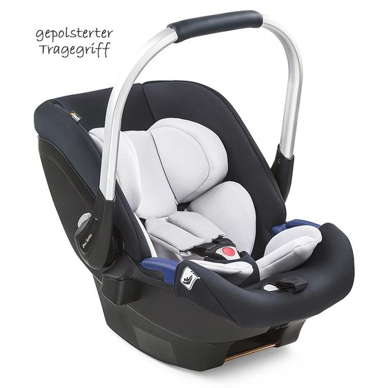 Hauck 4in1 Kinderwagen-Set Apollo inkl. Autositz, Isofix-Base, Babywanne, Sportsitz und XXL Zubehörpaket - Lunar