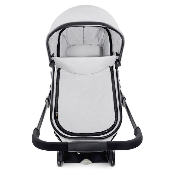 Hauck 4in1 Kinderwagen-Set Apollo inkl. Autositz, Isofix-Base, Babywanne, Sportsitz und XXL Zubehörpaket - Lunar