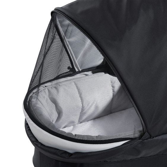 Hauck 4in1 Kinderwagen-Set Eagle 4S Duoset inkl. Autositz, Isofix-Base, Sportwagen, Babywanne & XXL Zubehörpaket - Black Grey