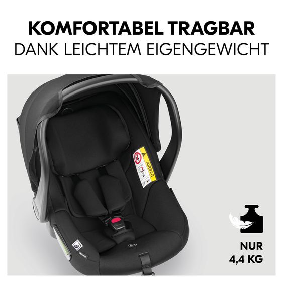 Hauck Set di passeggini 4in1 con seggiolino auto i-Size Drive N Care e base Isofix e set di accessori XXL - Moka