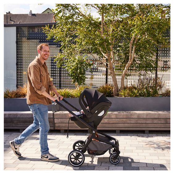 Hauck Set di passeggini 4in1 con seggiolino auto i-Size Drive N Care e base Isofix e set di accessori XXL - Moka