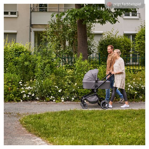 Hauck Set di passeggini 4in1 con seggiolino auto i-Size Drive N Care e base Isofix e set di accessori XXL - Moka