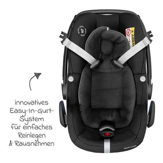 Hauck 4in1 Kinderwagen-Set Move N Care Trio Set inkl. Maxi-Cosi i-Size Pebble Pro & Isofix-Basis FamilyFix3 & XXL Zubehörset - Mocha