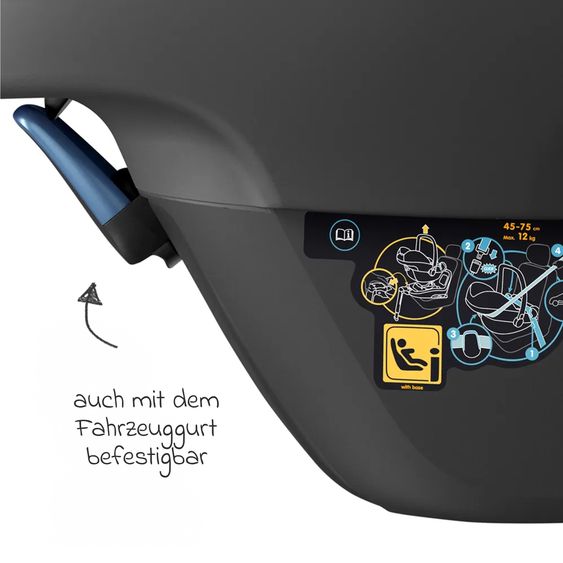 Hauck 4in1 Kinderwagen-Set Move N Care Trio Set inkl. Maxi-Cosi i-Size Pebble Pro & Isofix-Basis FamilyFix3 & XXL Zubehörset - Mocha