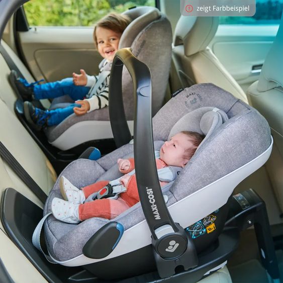 Hauck 4in1 Kinderwagen-Set Move N Care Trio Set inkl. Maxi-Cosi i-Size Pebble Pro & Isofix-Basis FamilyFix3 & XXL Zubehörset - Mocha