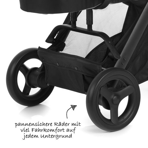 Hauck 4in1 Kinderwagen-Set Maxan 4 Plus inkl. Babyschale Comfort Fix und Isofix Basis - Melange Brown