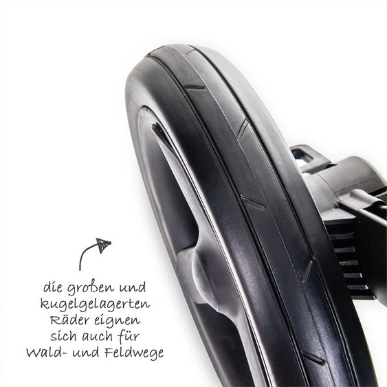 Hauck 4in1 Kinderwagen-Set Maxan 4 Plus inkl. Babyschale Comfort Fix und Isofix Basis - Melange Sand
