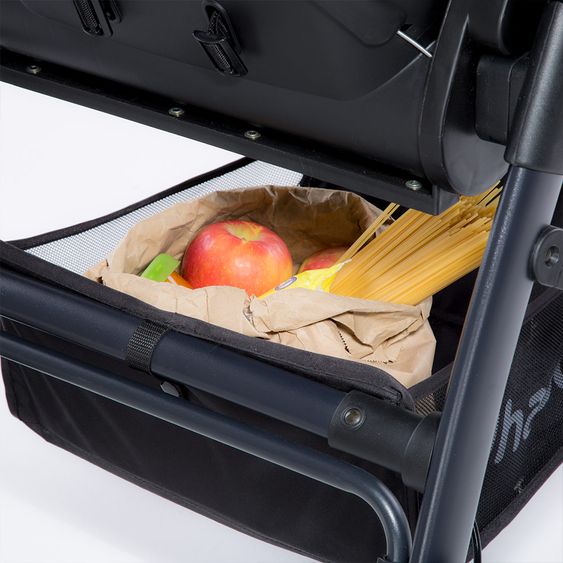 Hauck 4in1 Kinderwagen-Set Saturn R Duoset inkl. Babyschale, Isofix Basis, Regenschutz und Insektenschutz - Lunar Stone