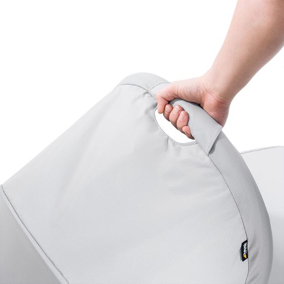 Hauck 4in1 Kinderwagen-Set Saturn R Duoset inkl. Babyschale, Isofix Basis, Regenschutz und Insektenschutz - Lunar Stone