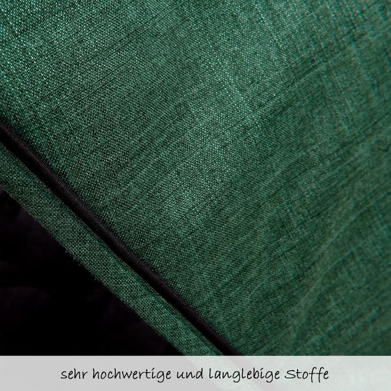 Hauck 4in1 Kinderwagen-Set Soul Plus Trio Set inkl. Isofix Basis und XXL Zubehörpaket - Emerald