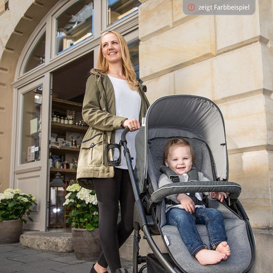 Hauck 4in1 Kinderwagen-Set Soul Plus Trio Set inkl. Isofix Basis und XXL Zubehörpaket - Emerald