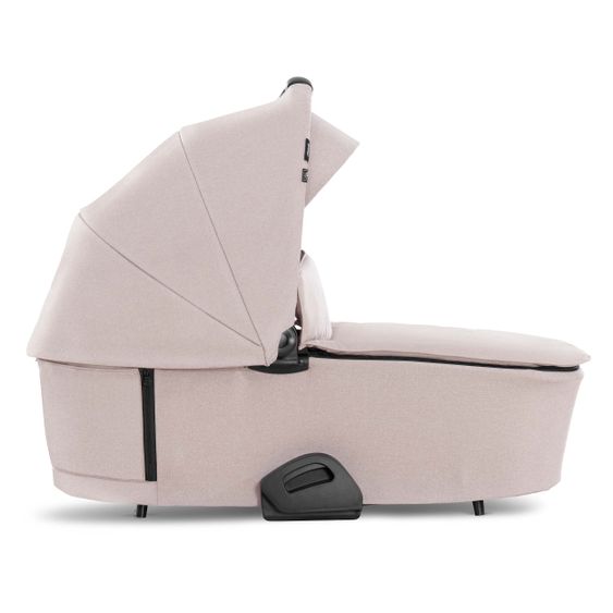 Hauck 4in1 Stroller Set Vision X Duoset Black incl. i-Size infant carrier, Isofix base and XXL accessory pack - Melange Beige