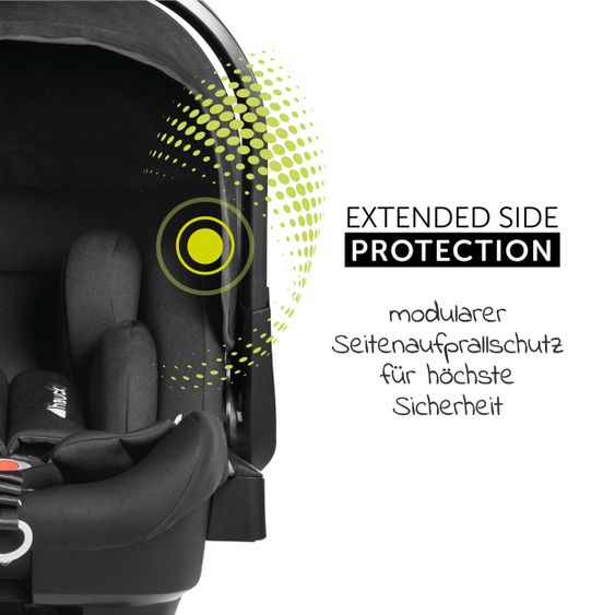 Hauck 4in1 Kinderwagen-Set Vision X Duoset Silver inkl. i-Size Babyschale, Isofix Basis und XXL Zubehörpaket - Melange Grey