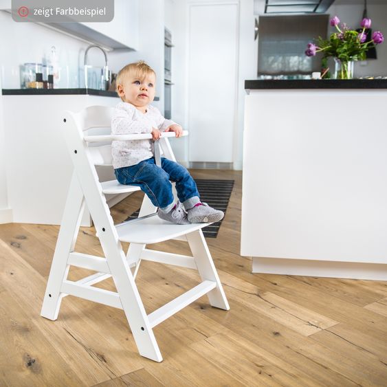 Hauck Alpha Plus 4-pcs Newborn Set - High chair + 2in1 newborn insert & rocker Eco + deluxe seat cushion - Mint