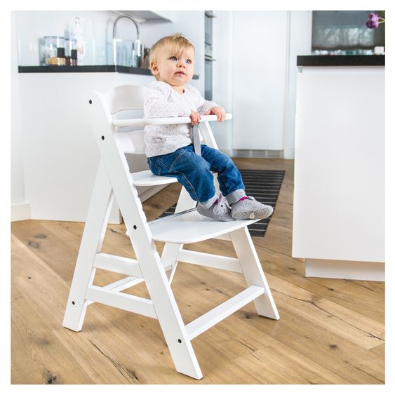 Hauck Alpha Plus Set Newborn 4 pz. Seggiolone + 2in1 Adattatore Neonato & Dondolo Premium + Cuscino Seduta Deluxe - Natur