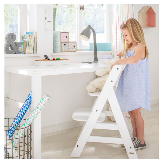 Hauck Alpha Plus Set Newborn 4 pz. Seggiolone + 2in1 Adattatore Neonato & Dondolo Premium + Cuscino Seduta Deluxe - Natur