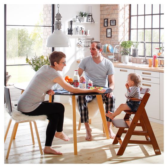 Hauck Alpha Plus Set Newborn 4 pz. Seggiolone + 2in1 Riduttore Neonato & Dondolo + Cuscino Deluxe - Stretch Beige - Noce