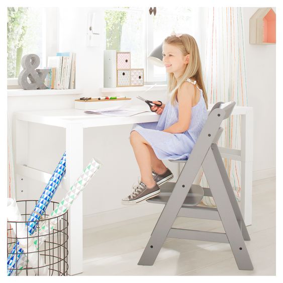 Hauck Alpha Plus Set Neonato 4 pz. - Seggiolone + Adattatore Neonato & Dondolo Eco + Baby Seat - Grigio