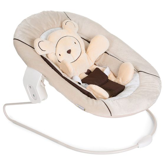 Hauck Alpha Plus Natur 5-tlg. XXL Newborn Set - Hochstuhl + 2in1 Neugeboreneneinsatz + Alpha Tray + Sitzpolster