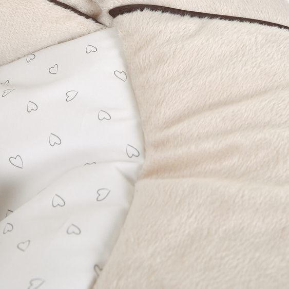 Hauck Alpha Plus Natur 5-tlg. XXL Newborn Set - Hochstuhl + 2in1 Neugeboreneneinsatz + Alpha Tray + Sitzpolster