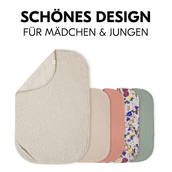 Hauck Auflage / Topper für Wickelauflagen wie Change N Clean - Beige Dots