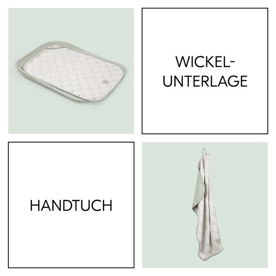 Hauck Auflage / Topper für Wickeltisch Mickey - Light Beige