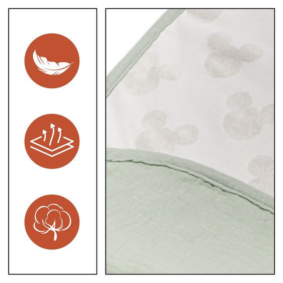 Hauck Auflage / Topper für Wickeltisch Mickey - Light Beige