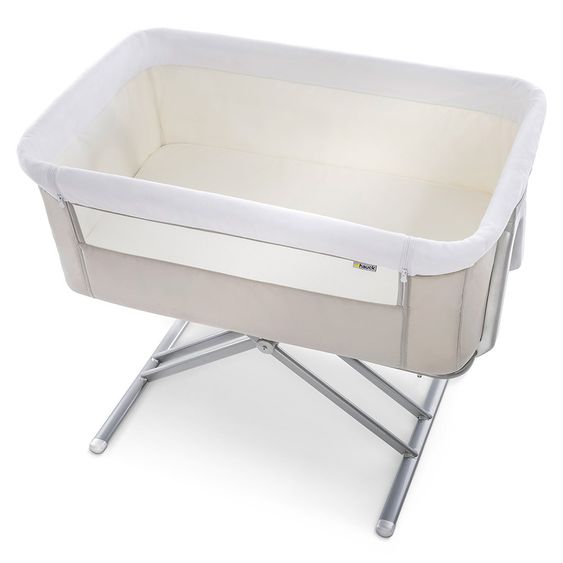 Hauck Baby Beistellbett - Face to Me (auch für Boxspringbetten geeignet) - Beige