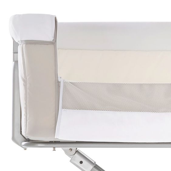 Hauck Baby Beistellbett - Face to Me (auch für Boxspringbetten geeignet) - Beige