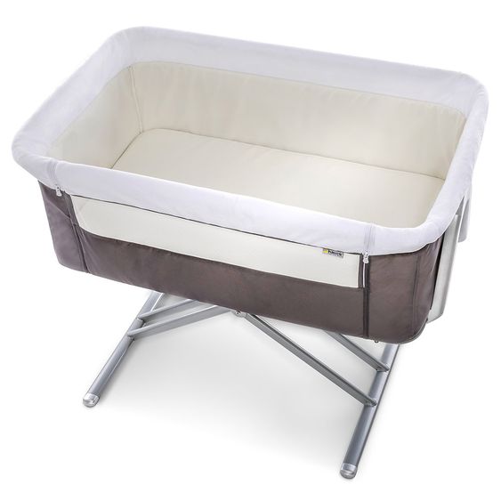 Hauck Baby side bed - Face to Me (also suitable for box spring beds) - Grey