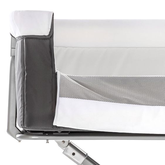 Hauck Baby side bed - Face to Me (also suitable for box spring beds) - Grey