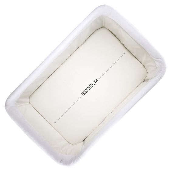Hauck Baby side bed - Face to Me (also suitable for box spring beds) - Grey