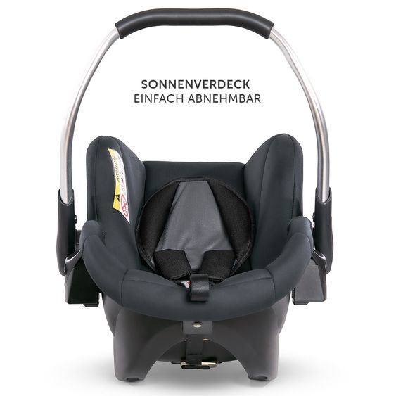 Hauck Babyschale Comfort Fix - Black Grey