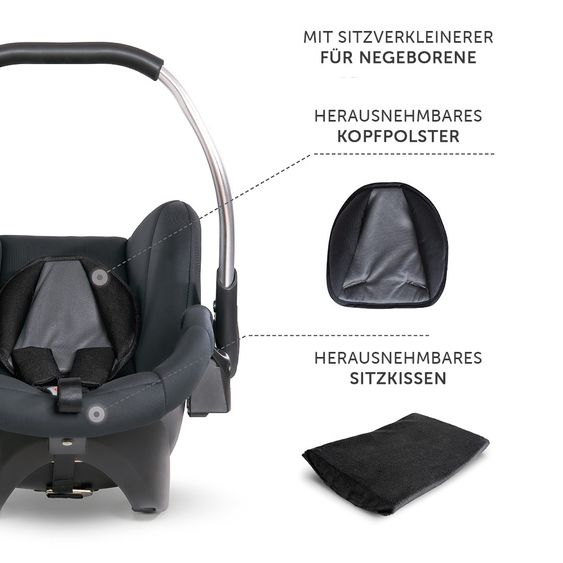 Hauck Seggiolino auto Comfort Fix - Nero Grigio