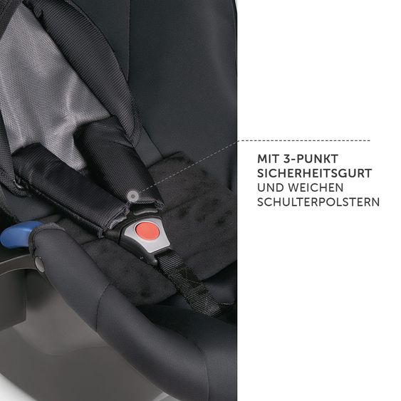 Hauck Seggiolino auto Comfort Fix - Nero Grigio